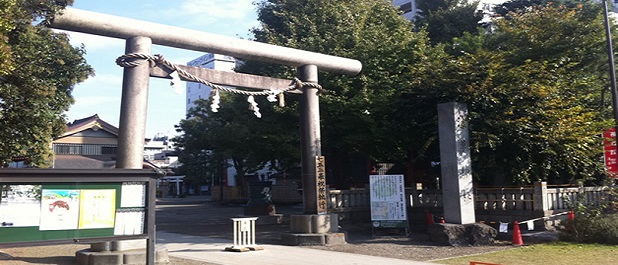 panorama of asakusa jinjya(shrine)