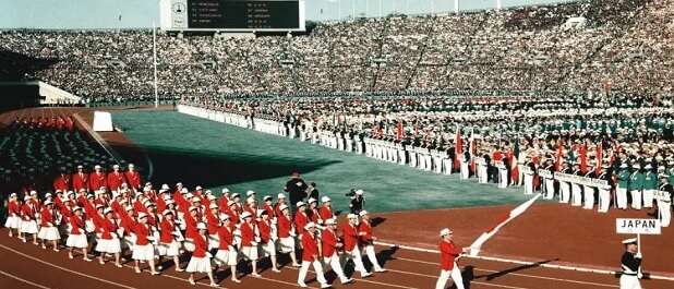 the 18th Tokyo Olympics held in 1964.