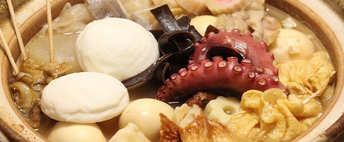 hot pot ODEN with octopus