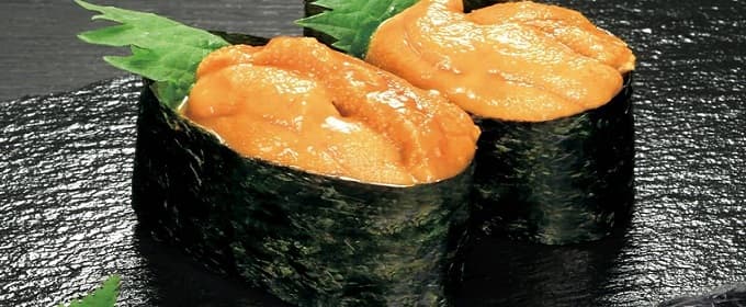 uni sushi (sea urchin sushi)