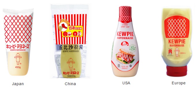 Kewpie's mayonnaise in the world