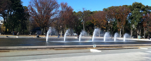 fountain of ueno park